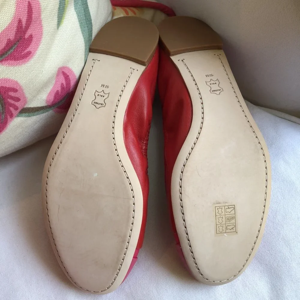 💗 NEW Tory Burch Minnie Cap-Toe Ballet Flat size 10